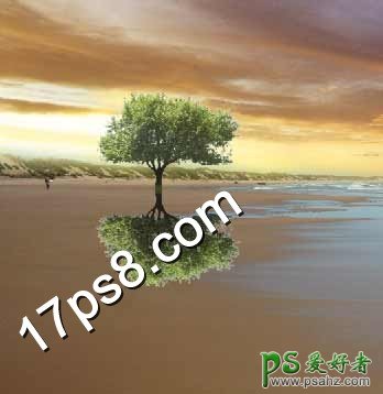 PS合成教程：创意打造绝美的海边日出场景风景照