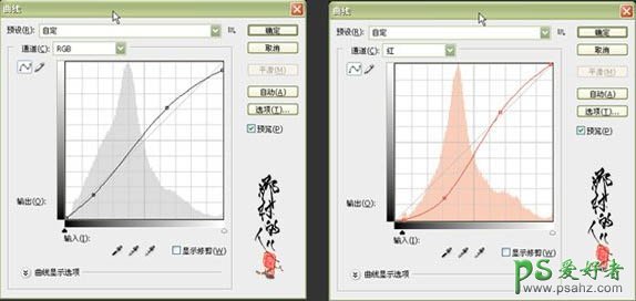 PS简单几步给灰暗的美女婚片调出清新的绿色效果