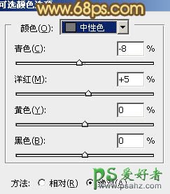 PS给葵花地里漂亮的欧美女孩儿写真照调出暖味的甜美色