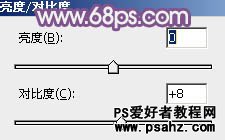 PS调色教程：给漂亮美女照片调出古典中性紫色风格