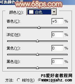 PS调色教程：给草地上的欧美少女图片调出唯美 淡调橙黄色