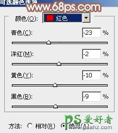 PS调色教程：给室内美女照片调出甜美的淡蓝色