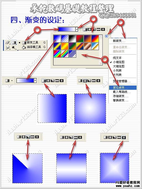 PS基础入门教程：ps中一些工具的属性及使用方法