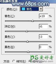 PS调色教程：利用通道替换颜色调出外景美女冷酷的蓝色调