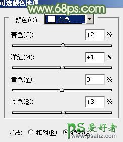 ps调色实例教程：给漂亮小美女外景照调绿色清新色彩