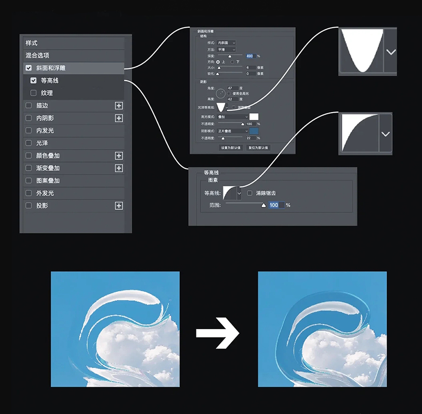 Photoshop制作液体流淌效果的文字,液体质感文字,炫酷液体字。