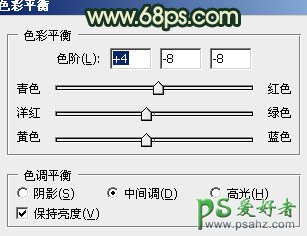 PS调色教程：给个性的情侣照调出古典青色效果