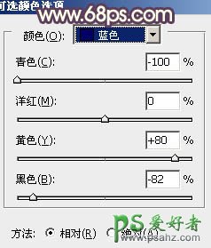 PS调色教程：给金发欧美人物照片调出甜美效果