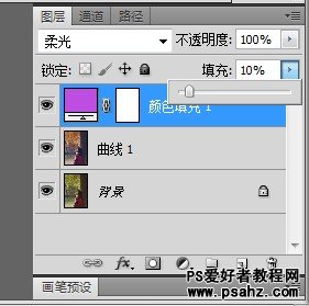 photoshop调出秋日暖色调美女图片