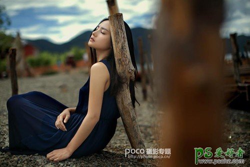 photoshop调色教程:打造唯美风格暗色调美女人像-打造唯美暗色调