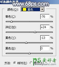 PS调色教程：学习给外景铁路上自拍的美女艺术照调出秋季淡冷色