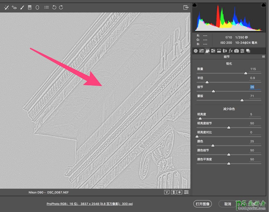 PS照片处理技巧教程：实战讲解后期调色过程中锐化工具的应用