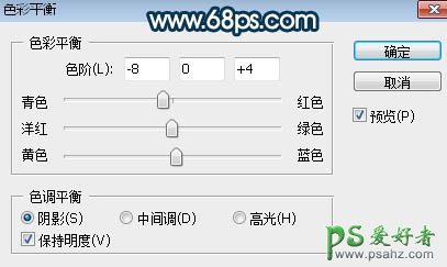 PS婚片后期调色教程：学习给树荫下拍摄的一对新人婚纱照美化调色