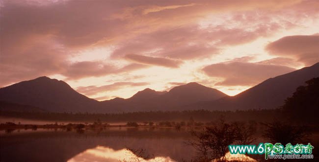 photoshop调出写意风格的山水水墨画图片教程