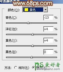 PS调色教程：给深情漂亮的街景少女照片调出甜美的橙红色