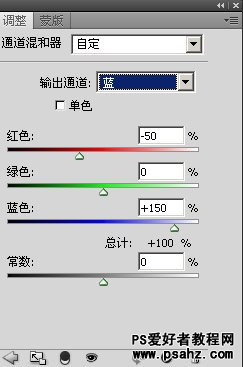 PS基础教程：掌握通道混合器在蒙板中的应用教程