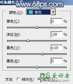 PS调色教程：利用通道替换颜色调出外景美女冷酷的蓝色调