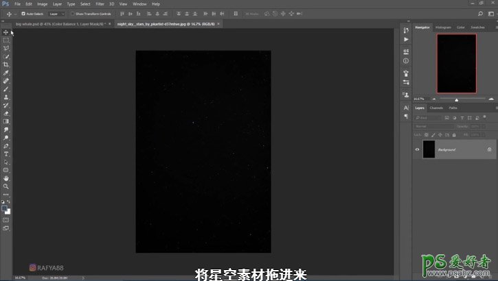 Photoshop创意合成一个小女孩儿在天空的阶梯上遇见飞翔的鲸鱼场