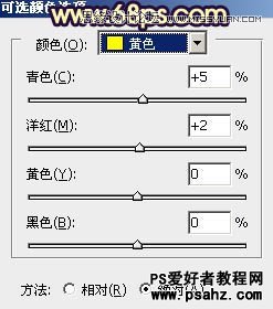 PS调色教程：给性感的美女照片调出柔美的橙色调