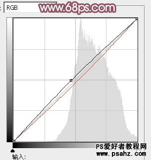 PS调色教程：给清爽的美少妇图片调出淡美的红褐色