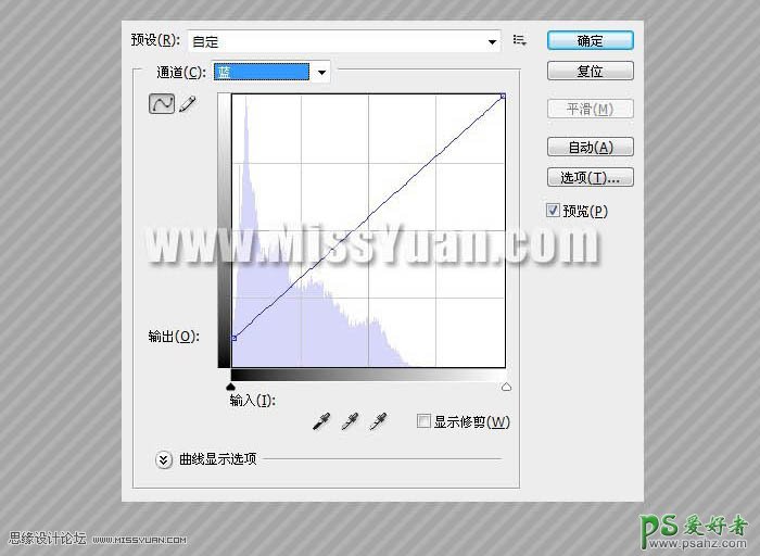 PS调色教程：给清爽的欧美少女海景照调出柔和的蓝紫色