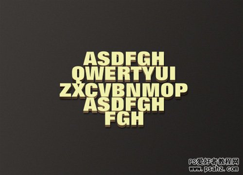 PS文字特效教程：设计漂亮的3D立体字效果