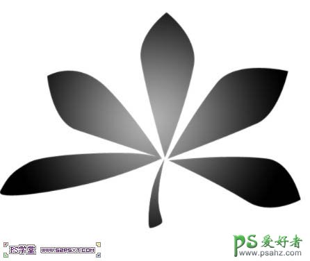 利用PS画笔及路劲工具制作漂亮的黄金树叶字效果