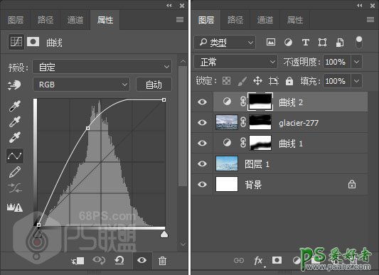 PS合成教程：创意打造从冰层中跃出的大鲫鱼特效图片，跳出冷冻鱼