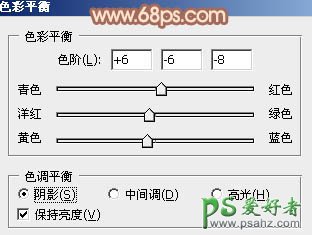 PS调色教程：给草地上的婚片少女调出温馨的暖褐色