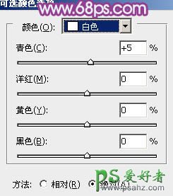 PS调色教程：给忧郁的少女调出个性的淡蓝色调