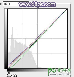 PS调色教程：给花季少女外景艺术摄影照片调出古典粉紫色效果