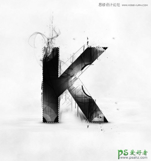 Photoshop文字特效制作实例教程：教您打造黑白抽象风格艺术字