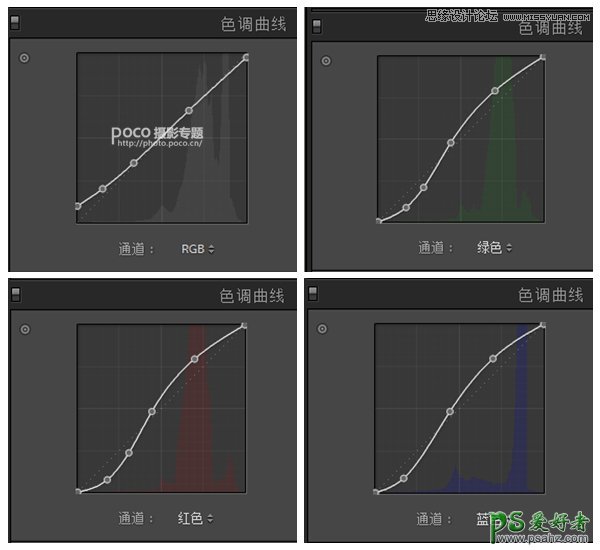 Photoshop图片后期调色教程：打造小清新风格的蓝色调贝壳图片