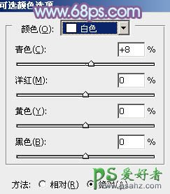 PS给室内亲密的情侣照片调出淡蓝韩系色调