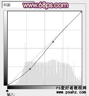 PS调色教程：给外景美女照调出漂亮的红黄秋景风格