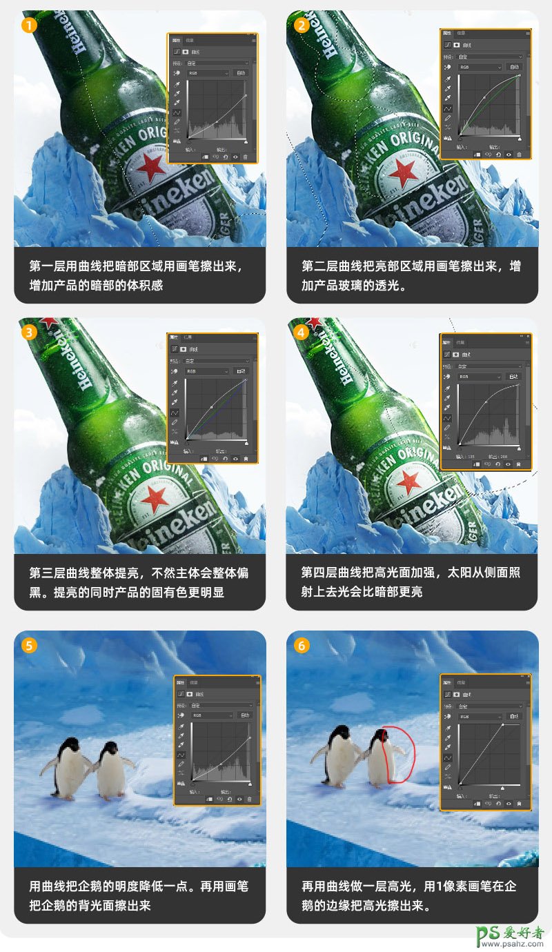 ps啤酒海报合成教程-创意打造立方体风格的啤酒海报,啤酒广告。