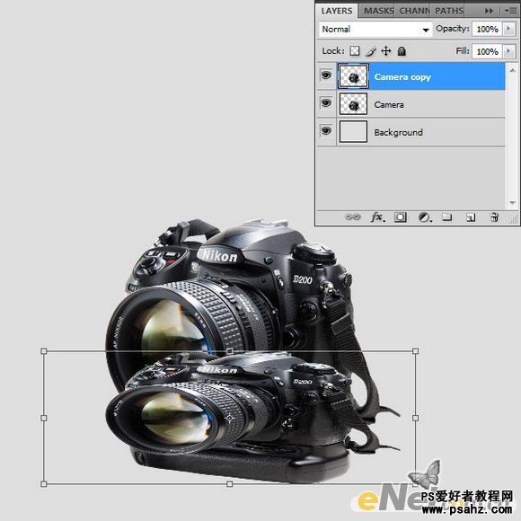 利用photoshop液化滤镜制作溶解的相机海报实例教程