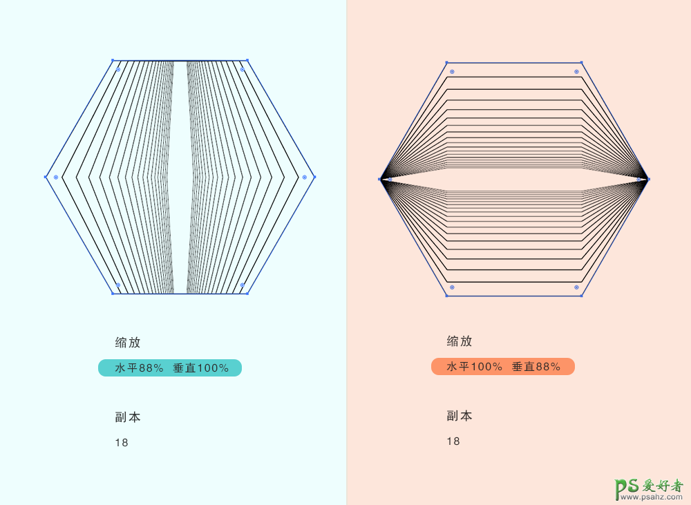 Photoshop结合AI软件手绘创意个性的艺术线条图形素材，抽象图形