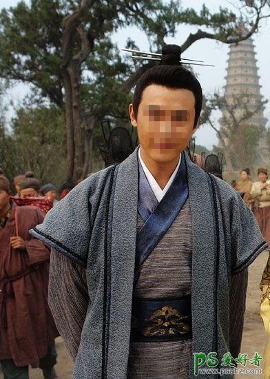 photoshop鼠绘古典风格的武士帅哥效果图教程