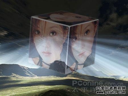 PS滤镜特效教程：利用3D变换换滤镜制作精美人物魔方