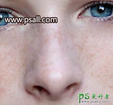 PS皮肤美化教程：给美女人物脸部消除斑点磨出光滑质感的皮肤