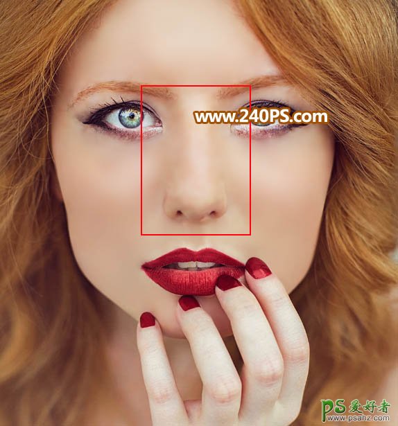 PS美女人像磨皮教程：给高清美女头像脸部消除密集的斑点，雀斑。