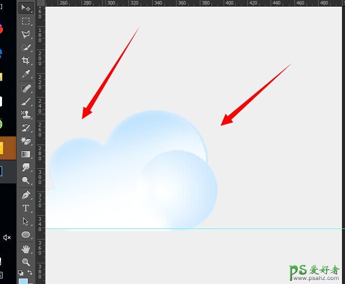 Photoshop手绘图标教程：教新手一步步绘制一枚QQ浏览器图标