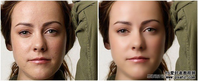 photoshop磨皮教程：介绍美女面部磨皮方法打造完美皮肤