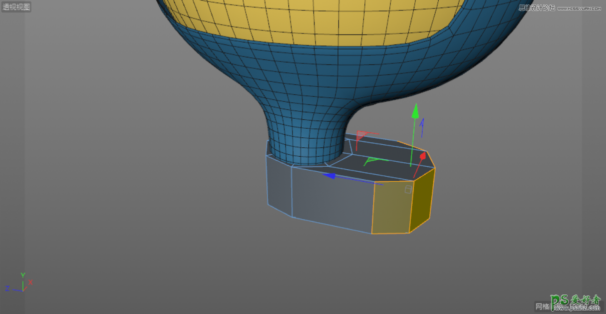 C4D模型制作教程：手工打造可爱呆萌的小黄人模型图片