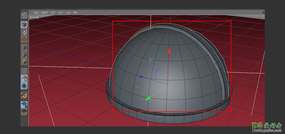 C4D建模教程：学习制作可爱的小乌龟模型，戴眼镜的小乌龟模型。