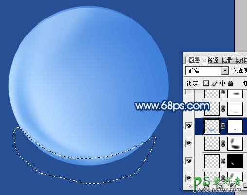 photoshop绘制的反光效果失量水晶球素材图片