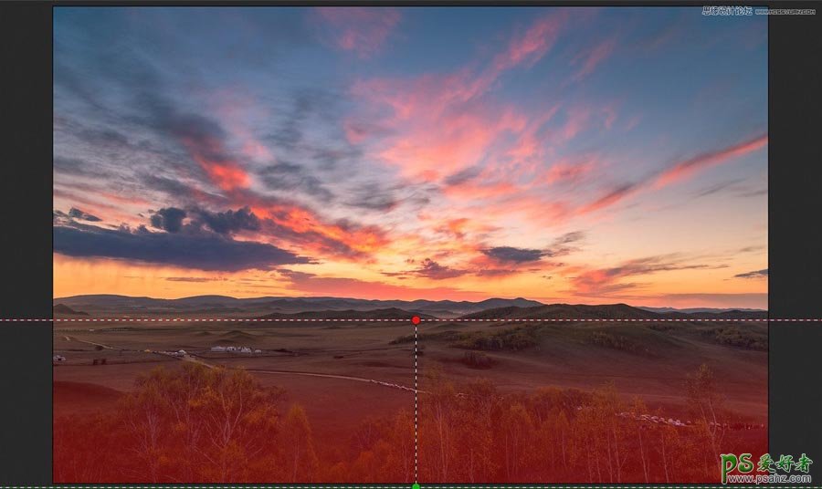 Photoshop结合ACR渐变滤镜工具后期给风光大片制作出景深的效果。