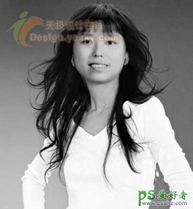 PS人像合成教程：把老照片美女变成时尚漂亮的女孩儿