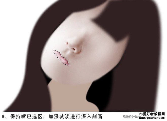 PS鼠绘美女教程：绘制超萌可爱的小美女